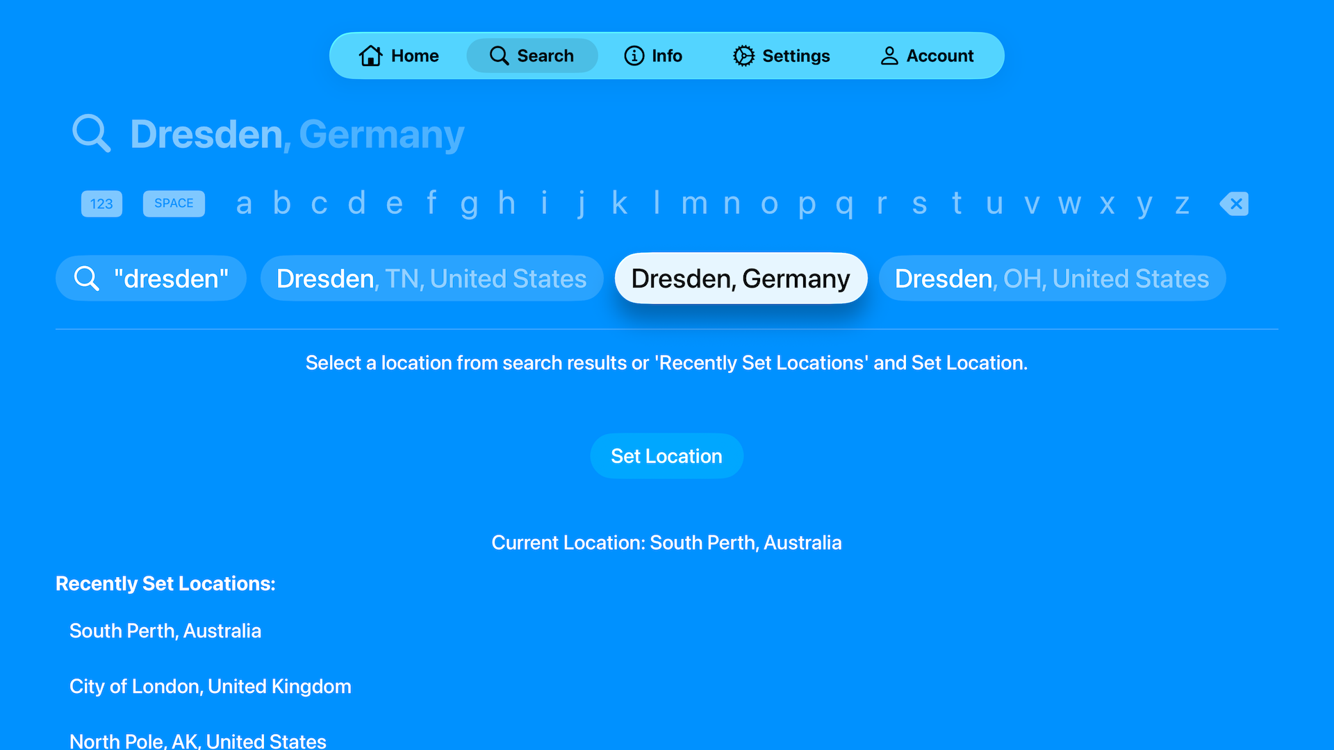 Search View